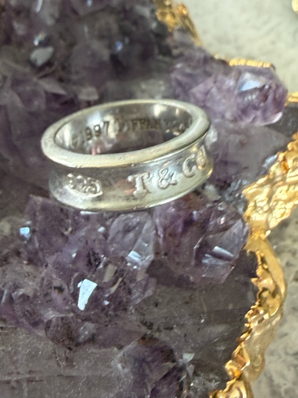 Tiffany 1837 Collection Sterling Silver Band Ring - Picture 2 of 9
